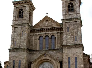 External view of the Holy Cross Church, Ardoyne