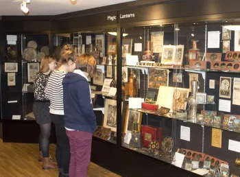 Visitors in the Bill Douglas Centre