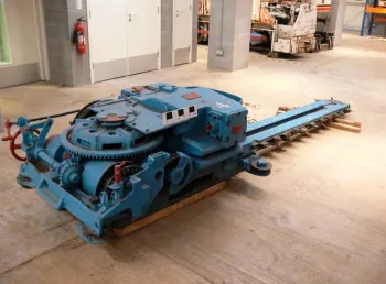 Coal mining machinery that has been preserved as part of this project