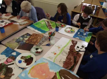 Intergenerational workshop at Rockcliffe First School