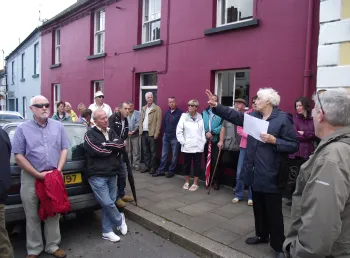 Zena McAllister leads a First World War walking history trail in Killyleagh