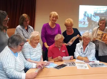 Women involved in the Pershore Plum project