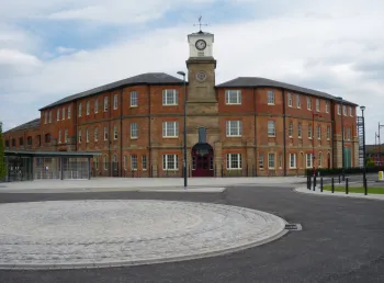 Outside view of the Roundhouse in Derby