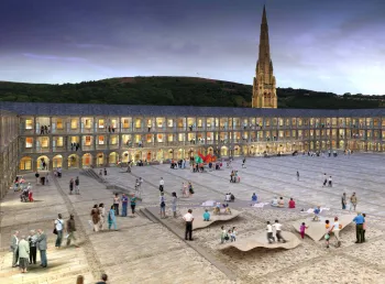 The Piece Hall courtyard