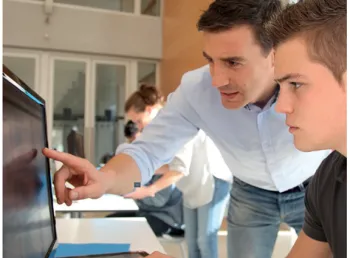 I.T. class being taught in the Kingsway Learning Centre