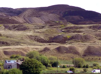 Hills landscape in Blaenavon