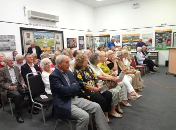 Newport Cricket Club exhibition opening
