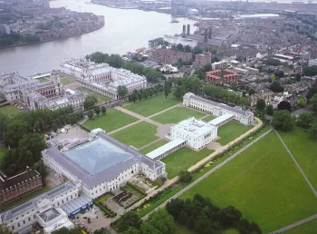 Aerial view of Neptune Hall