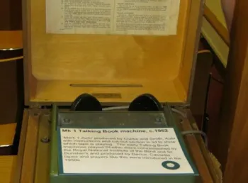A talking book machine from the 1960s