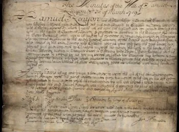 Example of document preserved within the collection. 