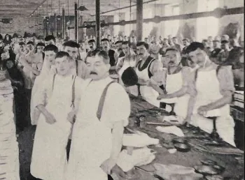 Workers of Rossendale Valley’s shoe manufacturing industry