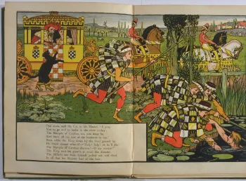 An illustration by Walter Crane for the story of Puss in Boots
