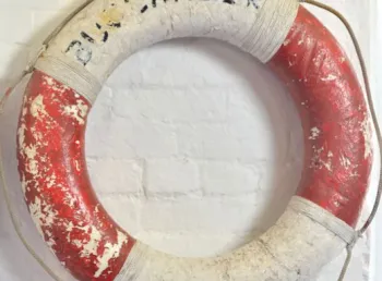 A lifebuoy from the Weymouth Sailing Club
