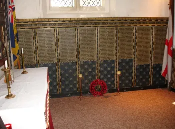 Restoration of war-damaged reredos in War Memorial Chapel + cleaning of War Memorial