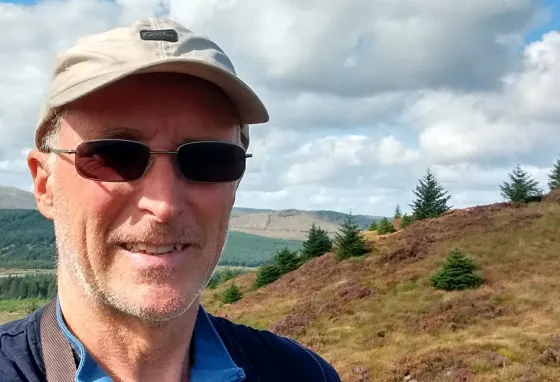 Making heritage websites accessible to all Alistair McNaught smiling in nature