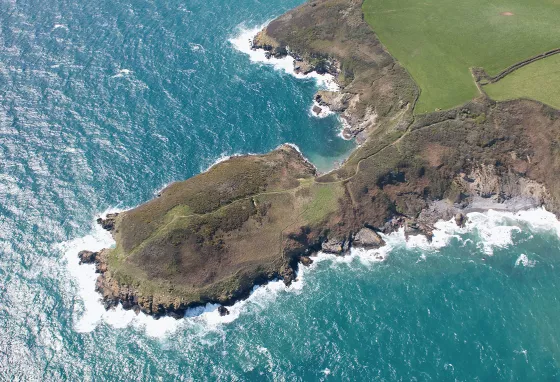 Cornwall’s historic monuments protected thanks to funding partnership Black Head Cliff Castle
