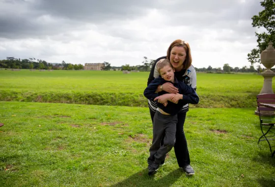 Changing lives: helping Rachel reach Stanley’s world Mother and son