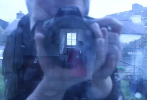 Engaging young people in heritage from home Arty photo of person with a camera
