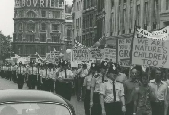 Saving LGBTQ+ stories before they are lost forever Pride march 1974