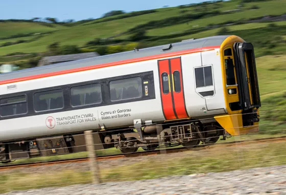 A Transport for Wales train A Transport for Wales train