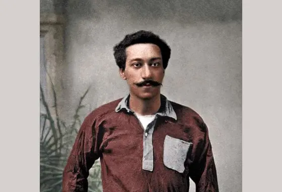 Arthur Wharton. Head and shoulders of Arthur Wharton