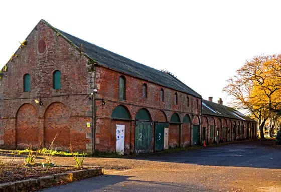 Exterior view of Silverburn Flax Mill
