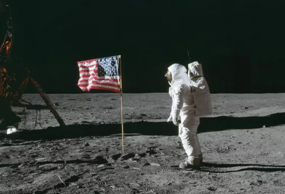 Ways to celebrate the 50th anniversary of the first moon landing astronaut on the moon