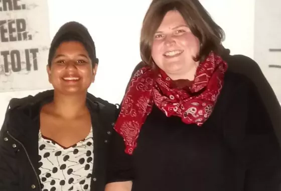 LGBTQ+ projects that mean the most to us Two women at queer exhibition