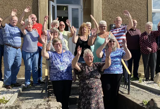 Solar Flares: Deaf Heritage A group of older people waving