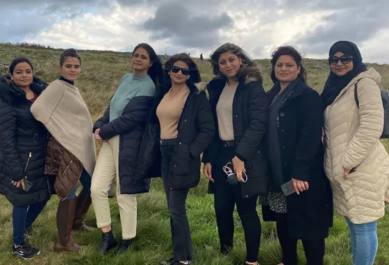 Wayfinding: Diversity, Equity and Inclusion in the Great Outdoors Women attending Wayfinding project