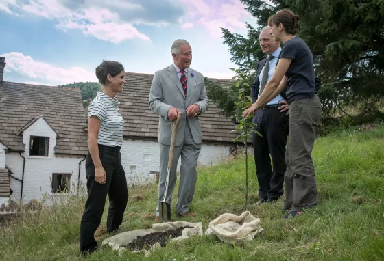 HRH The Prince of Wales visits ‘Landmark’ medieval restoration project  