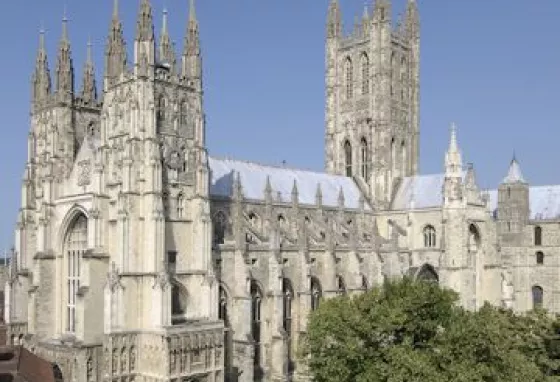 A spectacular view of Canterbury Cathedral A spectacular view of Canterbury Cathedral