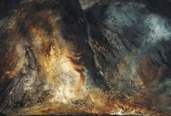 Manyldeb o 'The Rise of the Dovey', 1943-4 - John Piper Manyldeb o 'The Rise of the Dovey', 1943-4 - John Piper