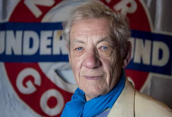 Sir Ian McKellen opens groundbreaking LGBT+ exhibition Sir Ian McKellen opening the LGBT+ exhibition