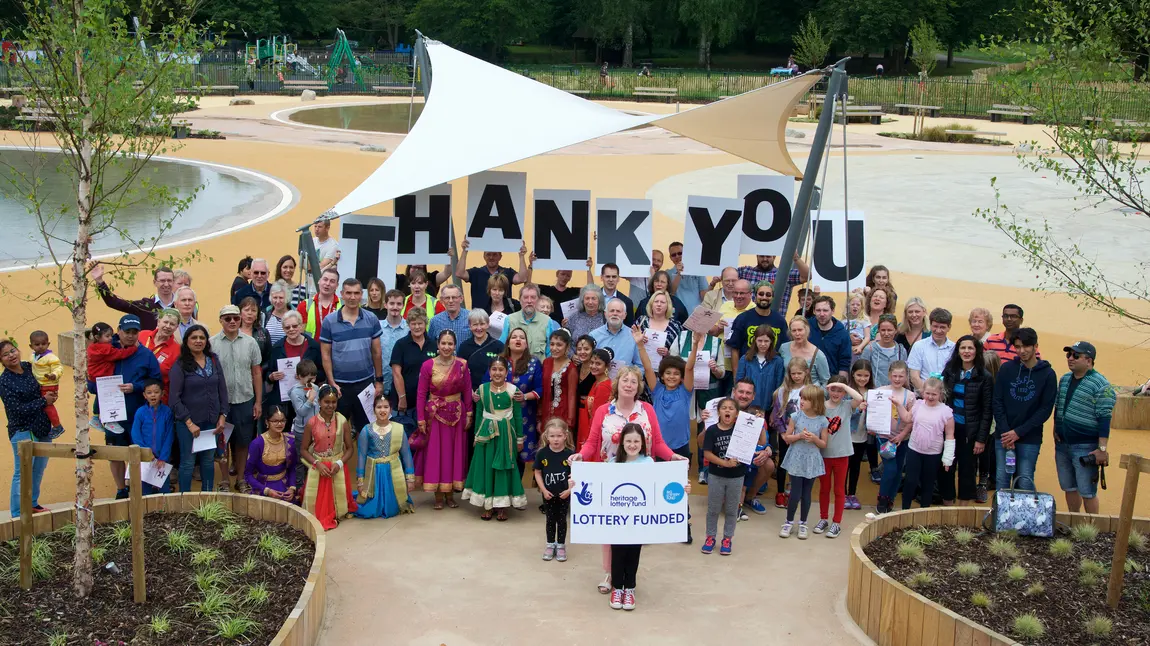 Park users say thanks to National Lottery players