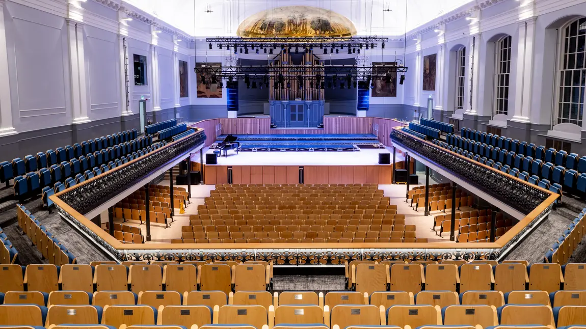 The interior of Aberdeen Music Hall