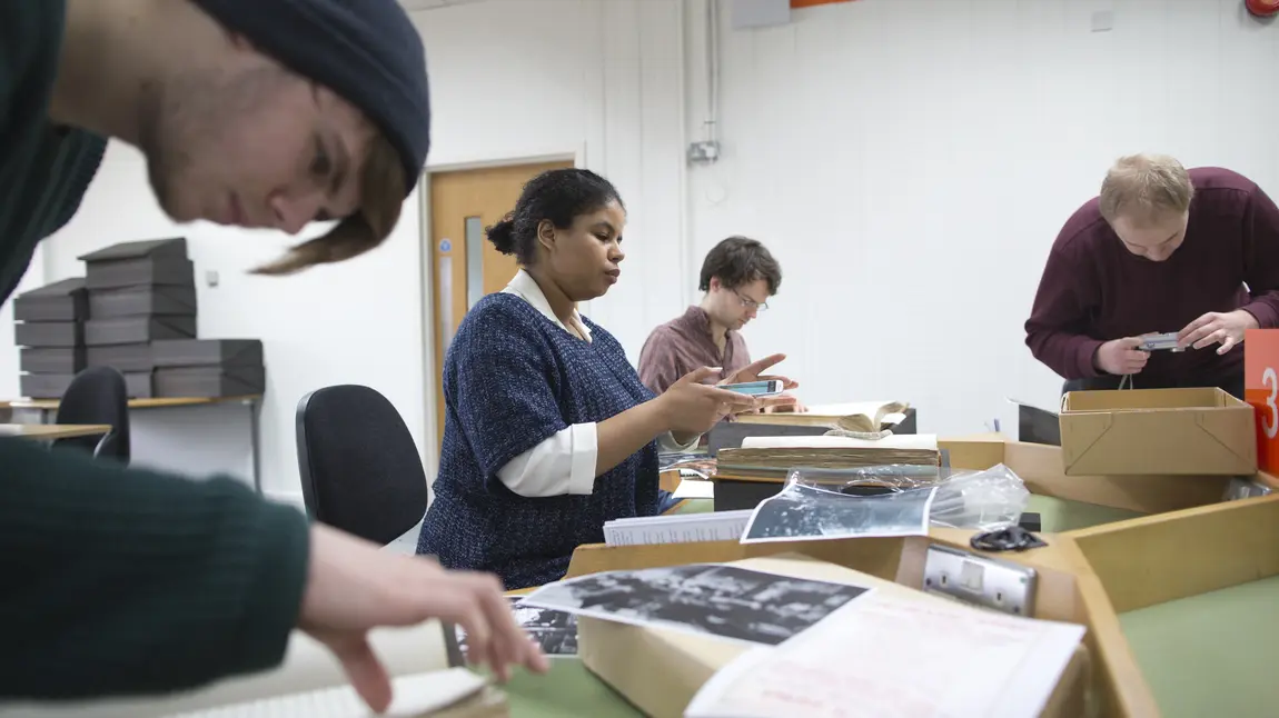 Eastside Community Heritage project: Stratford 'Little Germany' 1914 Project participants visit to the National Archives in Kew