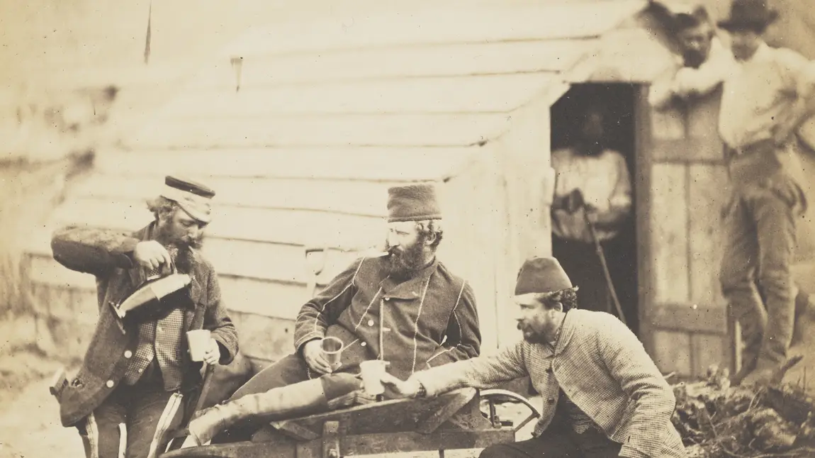 A print from the McKinnon Collection: Hardship in the Camp, Roger FENTON (1819-69)