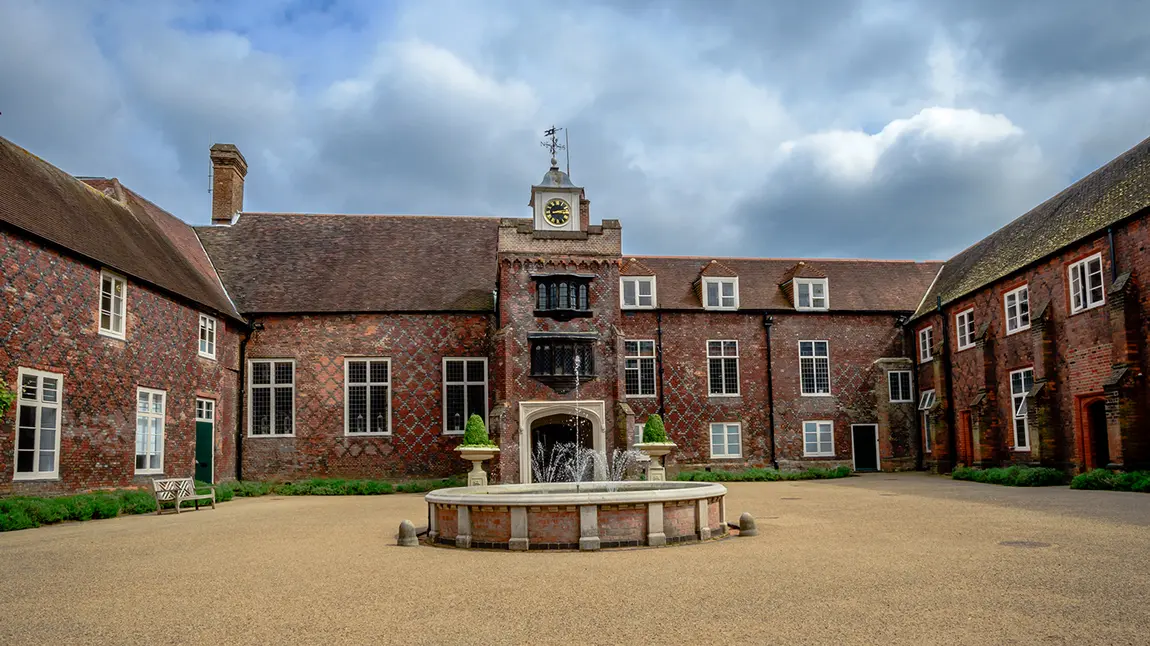 Tudor courtyard at Fulham Palace