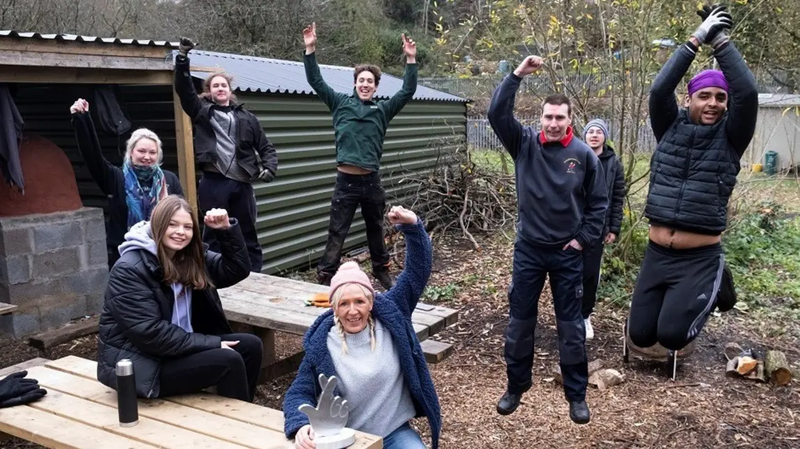Happy volunteers at the Green Valley Conservation and Heritage Project