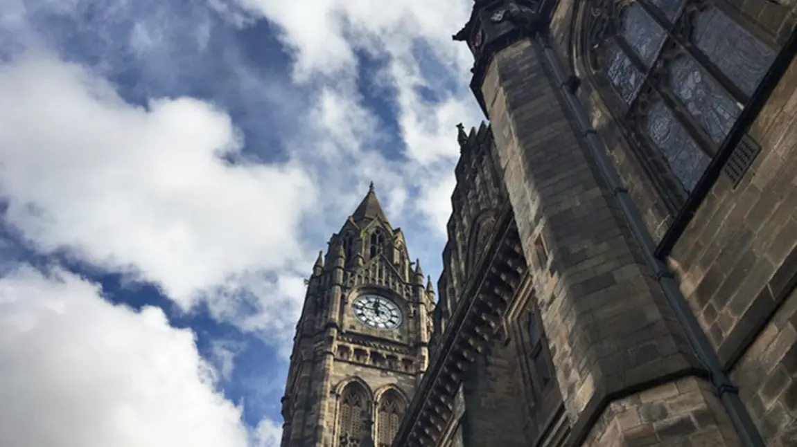 Outside shot of Rochdale Town Hall