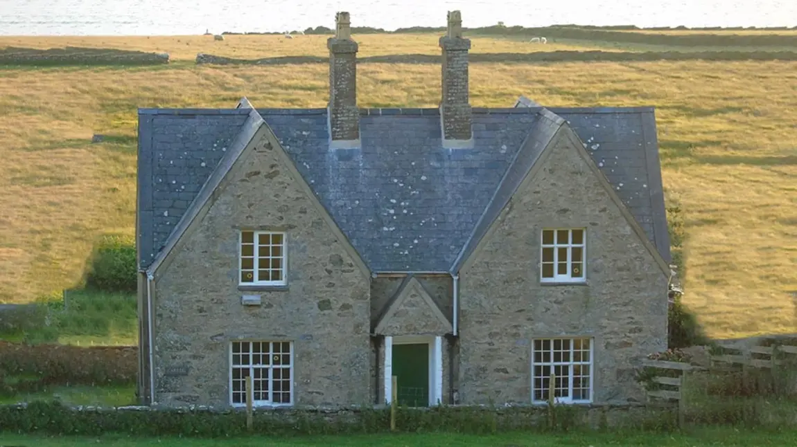 Carreg Fawr, the house on the remote Bardsey Island where the artist Brenda Chamberlain lived