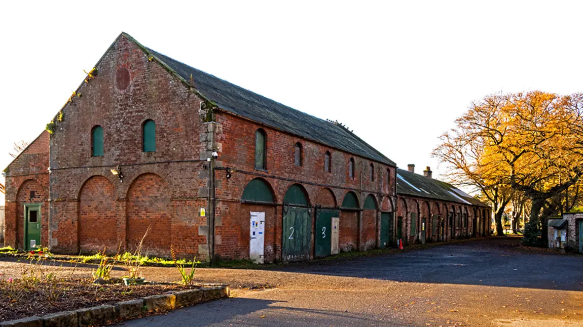 Exterior view of Silverburn Flax Mill