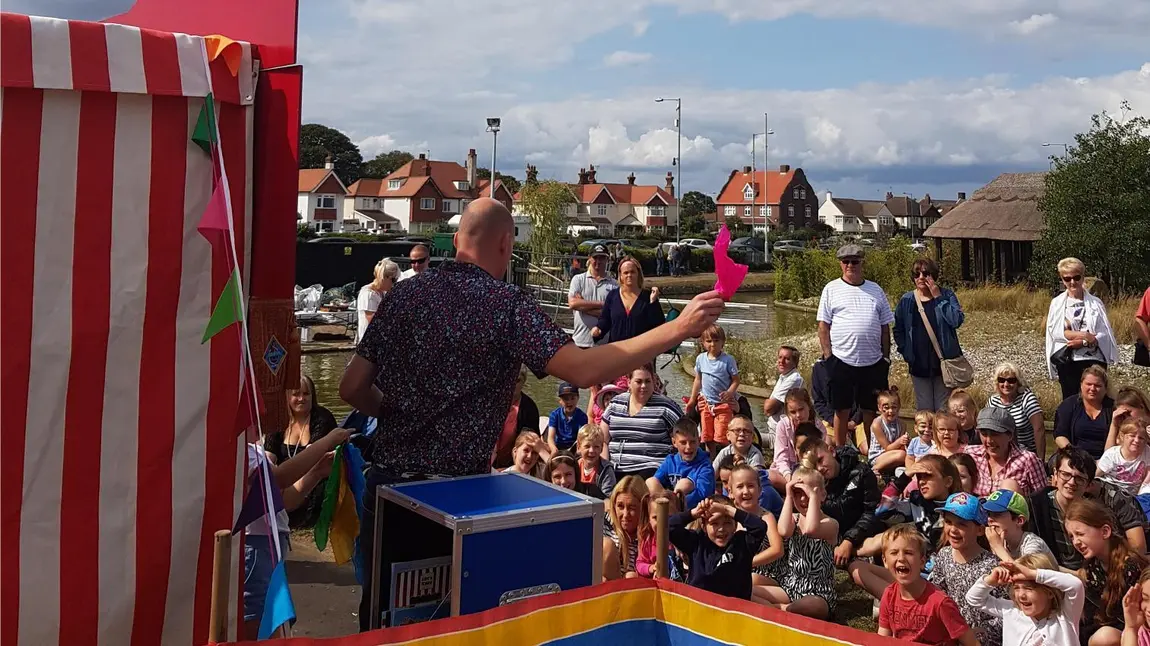 Grand reopening for Great Yarmouth's Venetian Waterways Puppet show