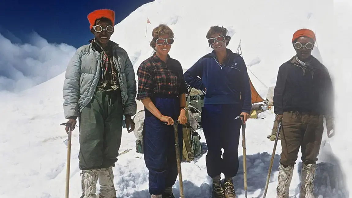 Inclusive heritage A group of female mountaineers on an expedition in the Himalayas in 1962
