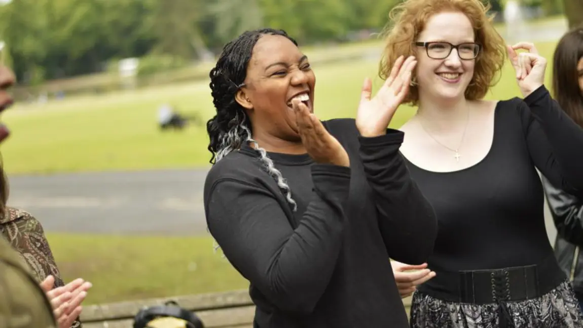 What is Kick the Dust? Two young women