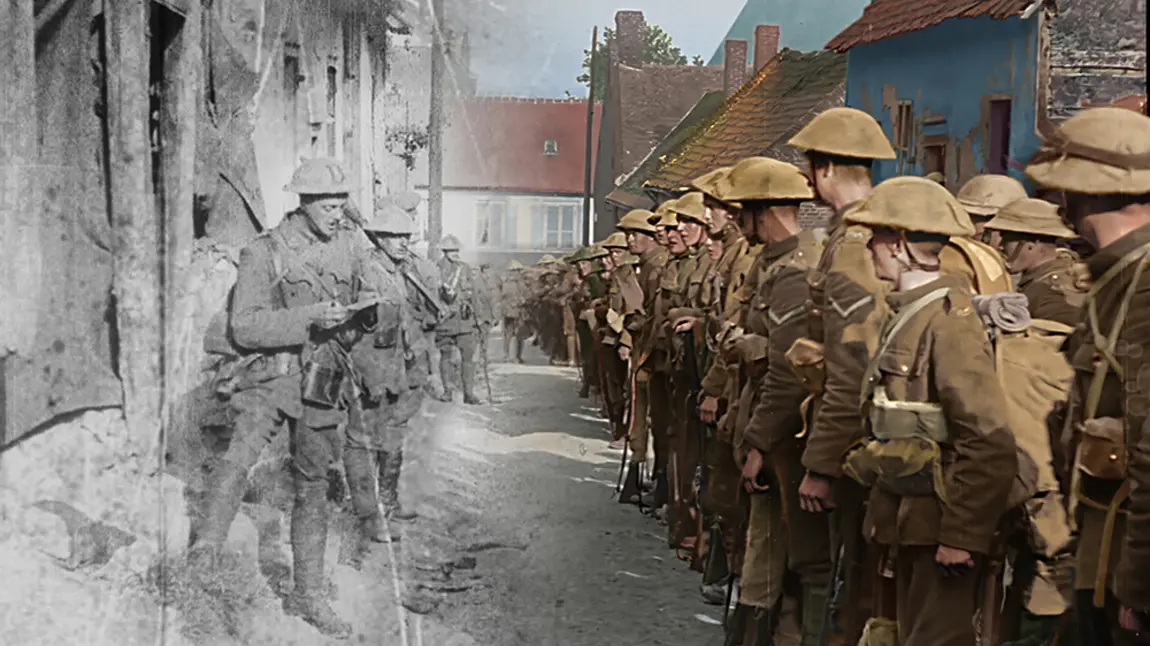 Scene from The Great War, a film by Peter Jackson 