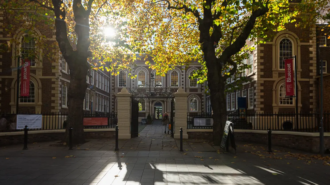 The outside of Bluecoat building