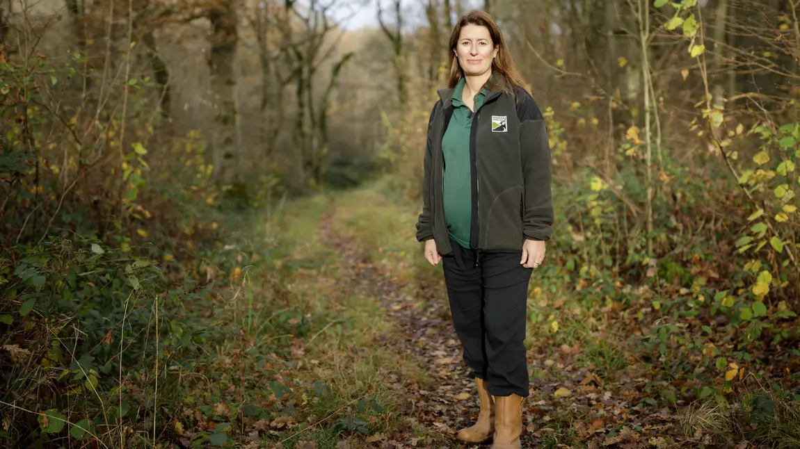 Changing lives: Keeley goes from finance to forests Woman in wood