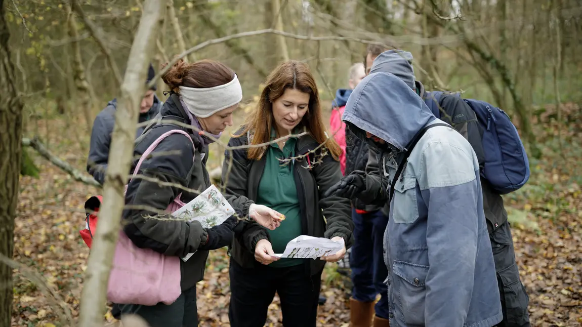 Changing lives: Keeley goes from finance to forests Keeley leading a nature walk at The Firs